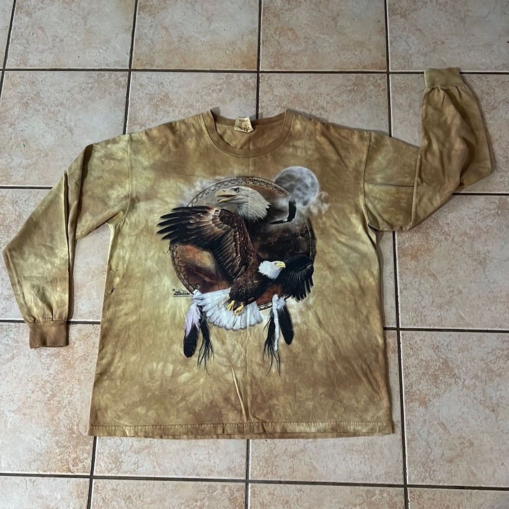 The Mountain Men’s Long Sleeve Bald Eagles 2009 Carol Cavalaris,‎ Sz Large